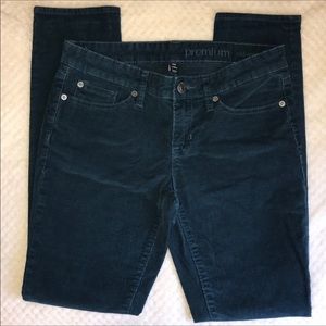 Gap Premium Skinny Dark Spruce Corduroys